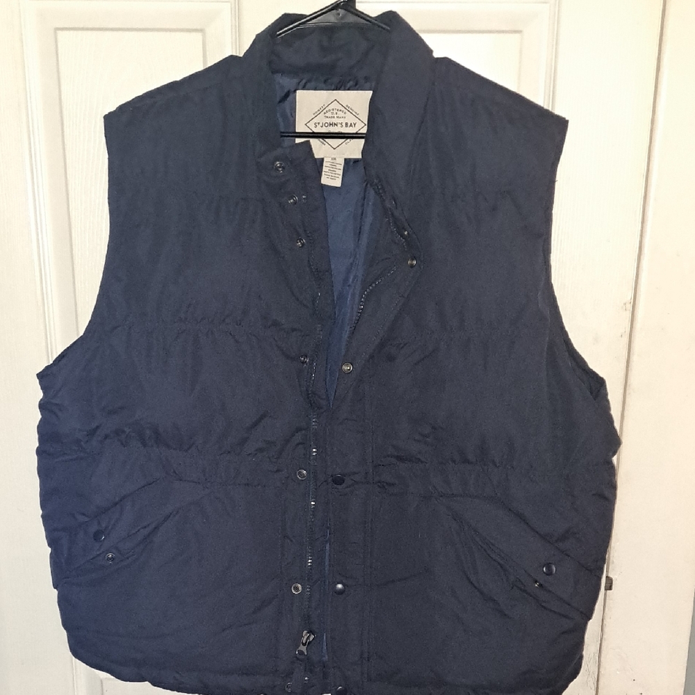 St. John's Bay Dark Blue Men's Vest